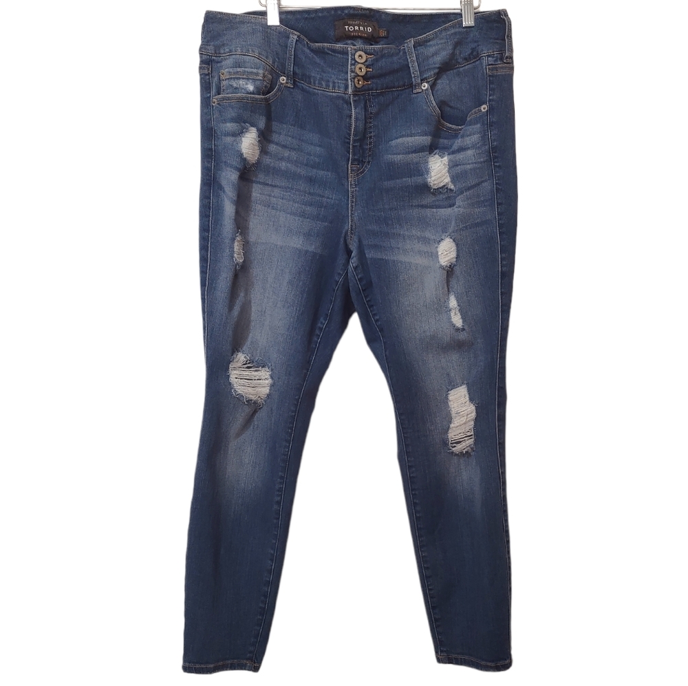 Torrid Distressed Jeggings